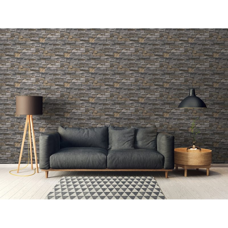 Galerie Wallcoverings Bricks and More Collection Sandstone Splendour Motif Matte Finish Vinyl on Non-woven Wallpaper Roll
