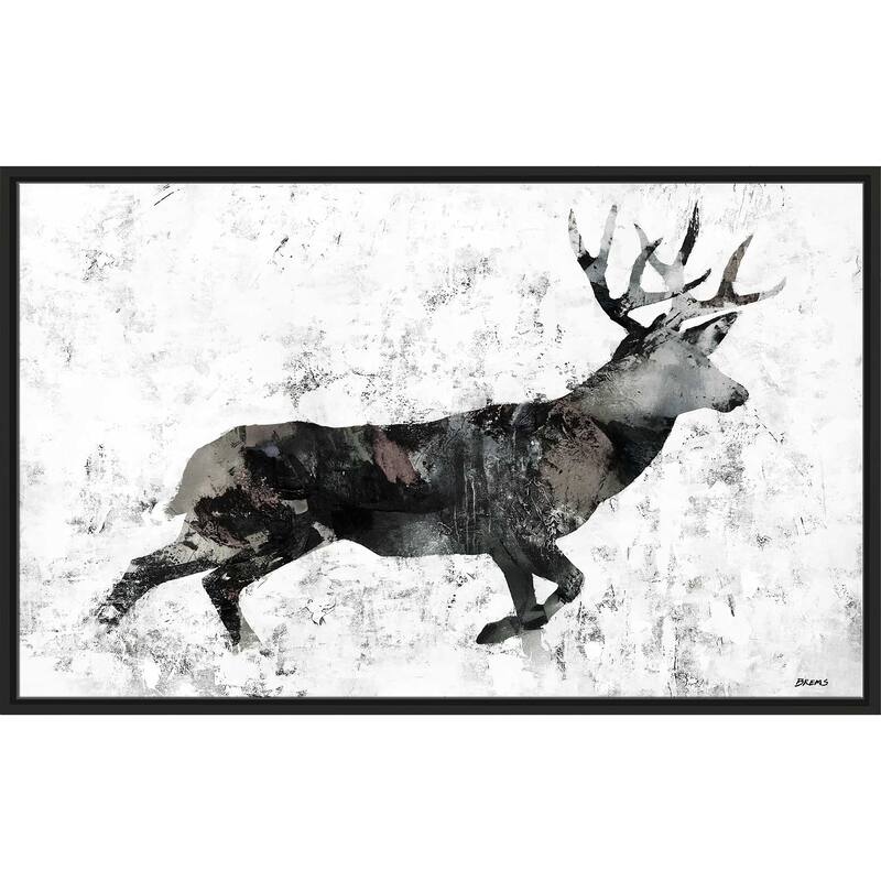 "Deer" by Scott Brems Print on Floating Canvas