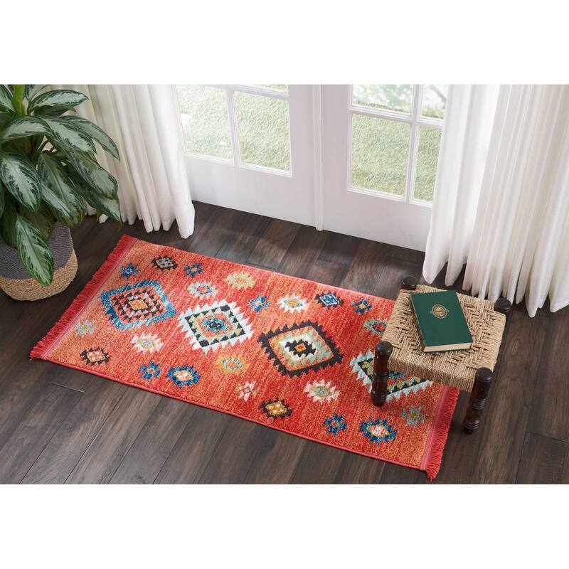 Nourison Tribal Decor Aztec Geometric Area Rug