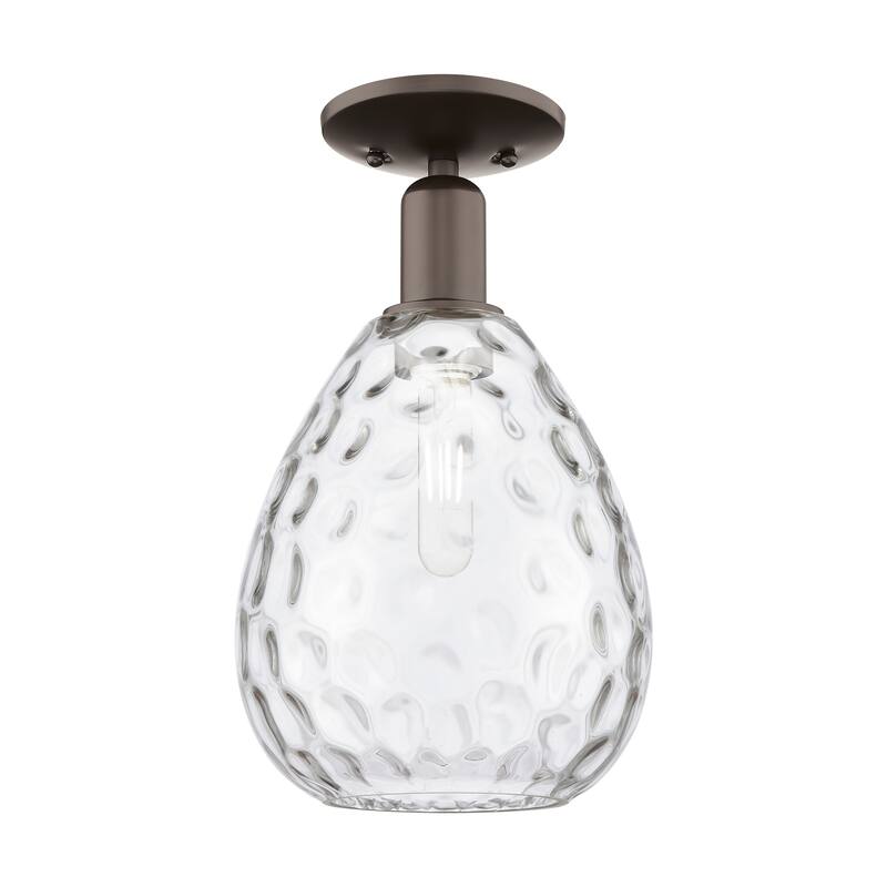 Innovations Lighting Endless Possibilities Arcadia - Waverly - 1 Light 8" Semi-Flush Mount - Oil Rubbed Bronze