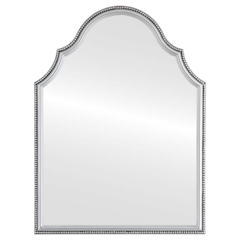 Lansing Framed Vanity Mirror - Peaks Cathedral - 24x32 - Silver