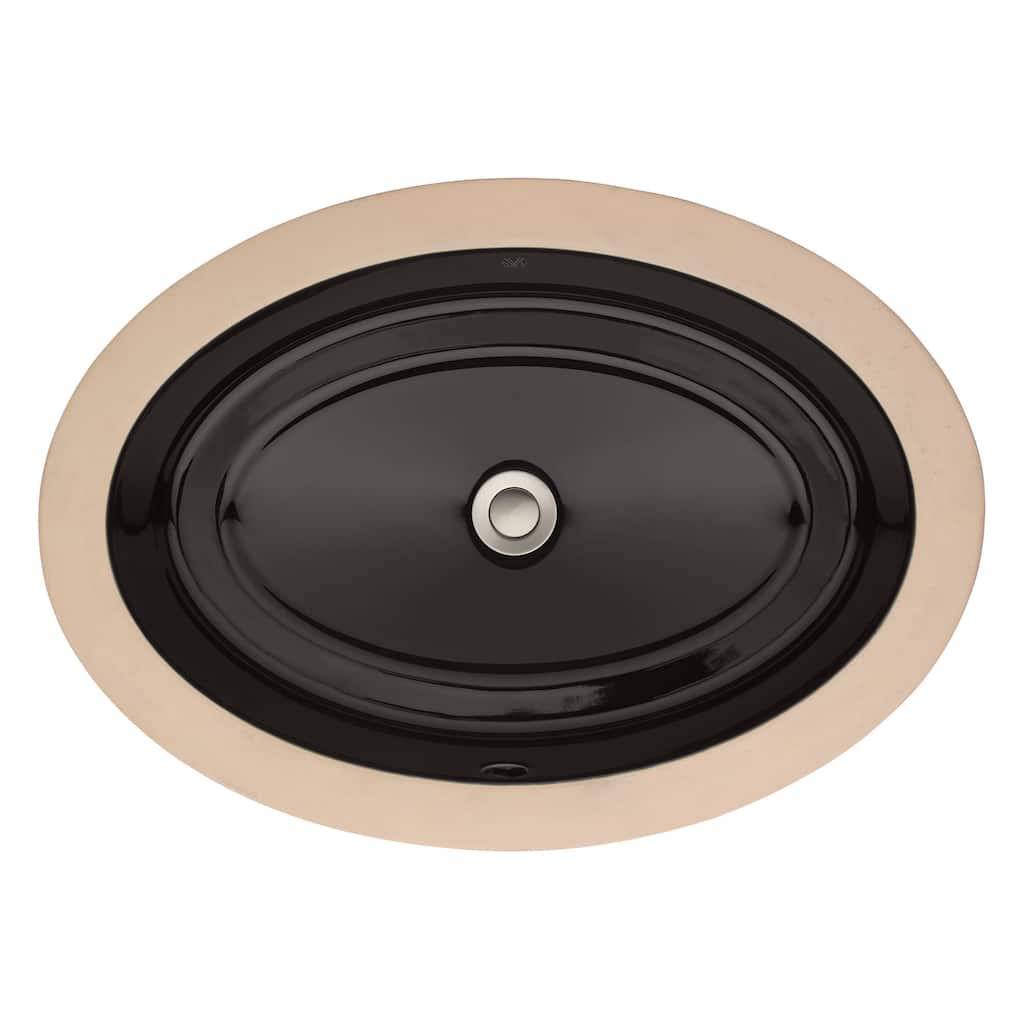DXV Pop 17-1/2" Wide Oval Vitreous China Undermount Bathroom Sink