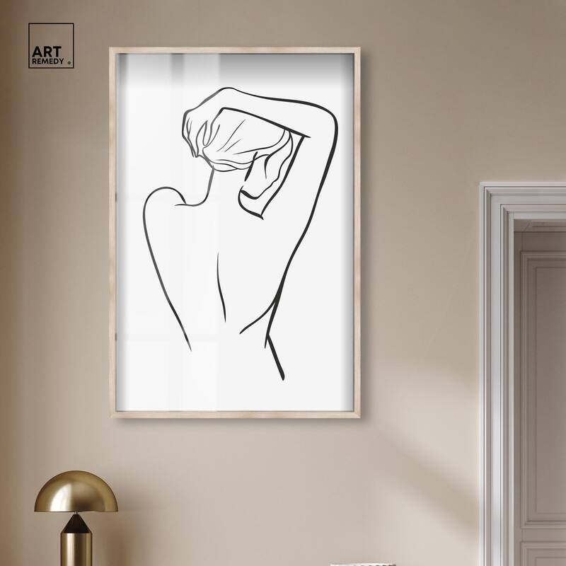 Woman in Contour Shadowbox by Art Remedy