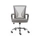 preview thumbnail 4 of 6, Modern Home Zuna Ergonomic Mesh Mid Back Office Desk Rolling Chair, Black & Gray - 26