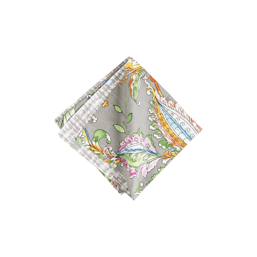 Frey Reversible Colorful Paisley Napkin Set of 6 - Set of 6