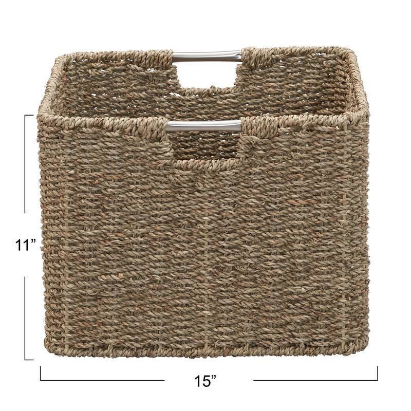 Household Essentials Square Wicker Basket