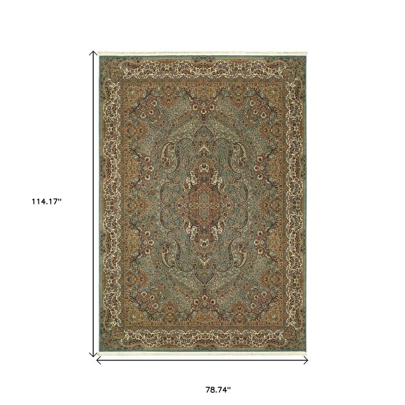 HomeRootsMedallion Traditional Runner Area Rug