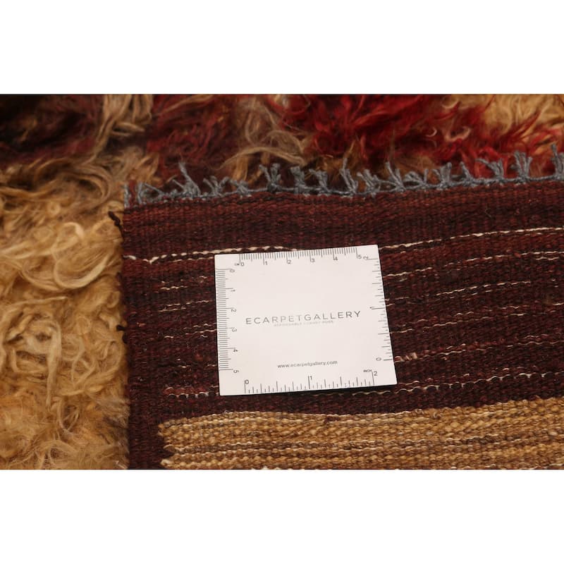 ECARPETGALLERY Hand-knotted Marrakech Brown Wool Rug - 3'9 x 6'8