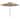 9ft Solar Lighted Outdoor Patio Market Umbrella H& Crank & Tilt, Taupe