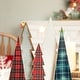 preview thumbnail 19 of 34, Glitzhome Wooden Sign Christmas Tree Shaped Table Decor for Home Shelf Xmas Party