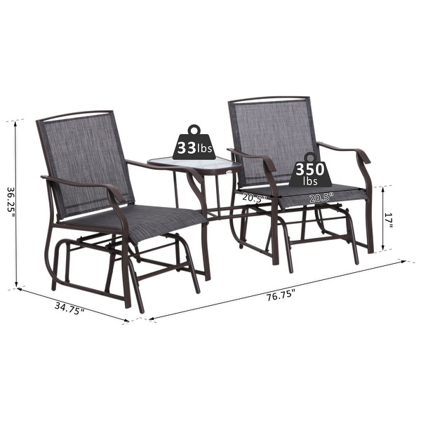 Sylvestere Sling Outdoor 3-pc. Chairs/Table Set by Havenside Home