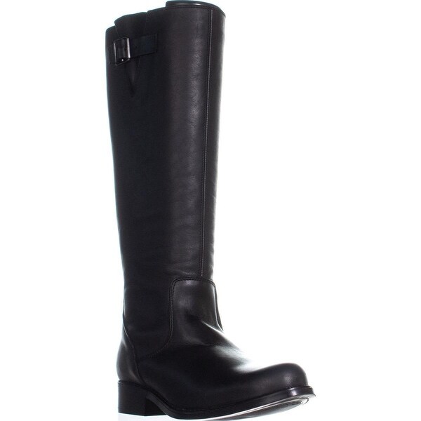 steve madden black knee high boots