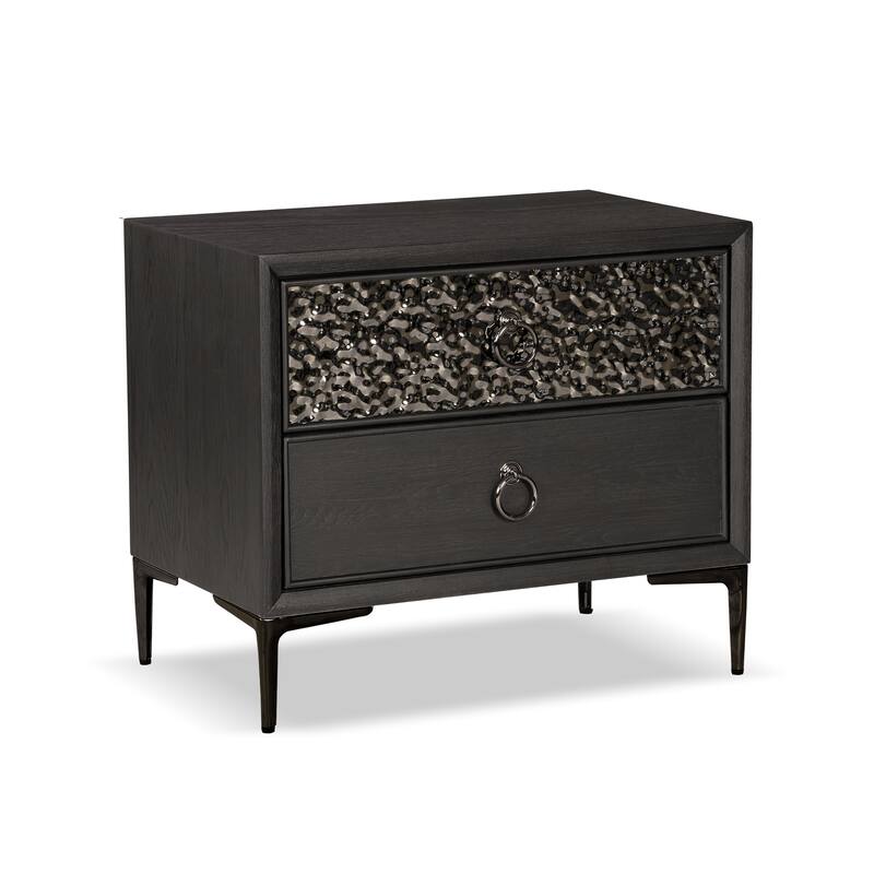 Furniture of America Fable Modern 6-Piece Solid Wood Panel Bedroom Set