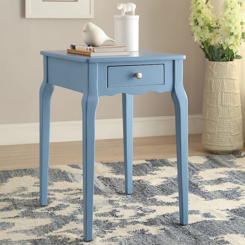Daniella 1-Drawer Wood Storage Side Table by iNSPIRE Q Bold