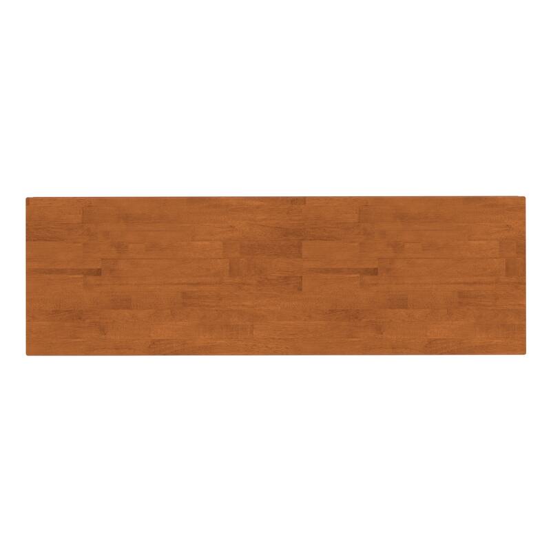 WYNDENHALL Pearson SOLID HARDWOOD 60 inch Wide Mid Century Modern TV Media Stand For TVs upto 65 inches - 60"w x 19"d x 22" h