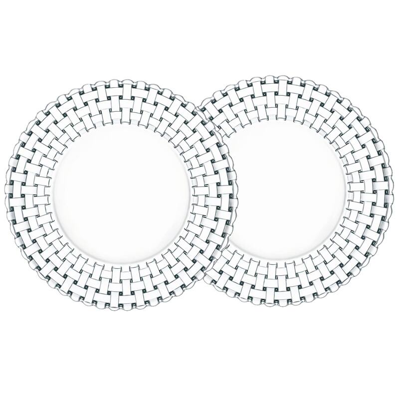Nachtmann Set of 2 Bossa Nova Crystal Plates