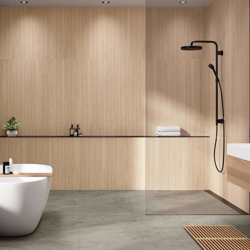 Ackland AKNPTSTR16X48M-CA Striara - 16" x 48" Ceramic Wood Look Linear