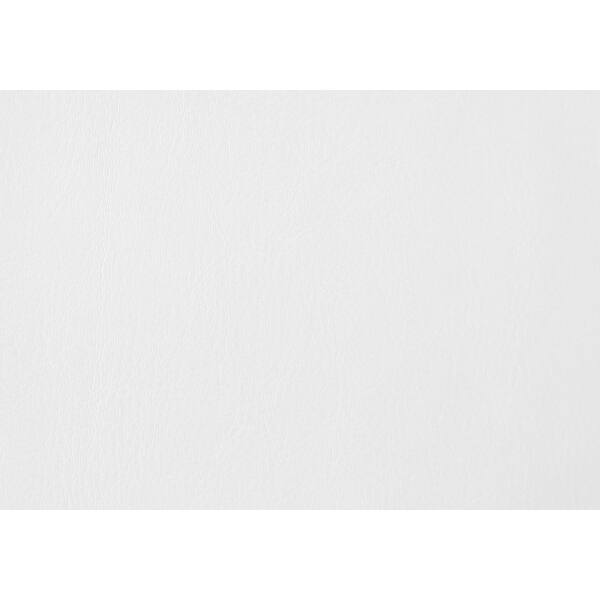 White LeatherLook Fabric Ottoman Bed Bath & Beyond 30541897