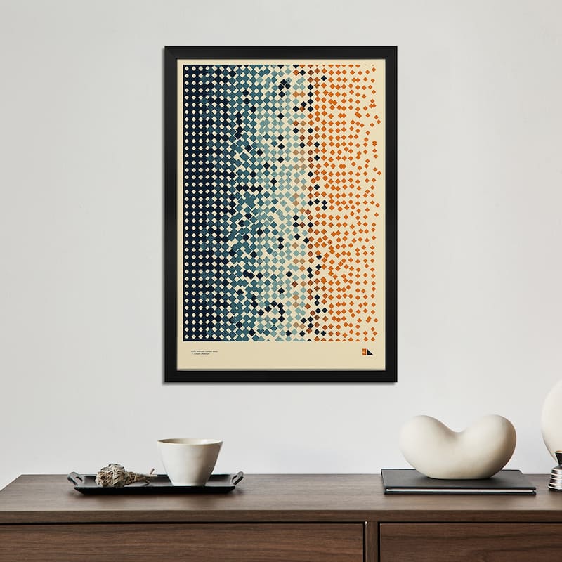 Entropy Premium Framed Poster by 2046 Design