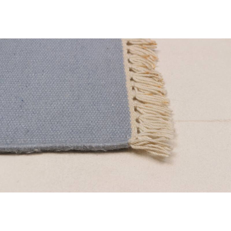 Ankara FW Denim Blue Kilim 4'11" x 8'0" - 4'11 x 8'0
