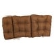 preview thumbnail 11 of 61, Multi-section Tufted Outdoor Seat/Back Chair Cushion (Multiple Sizes)