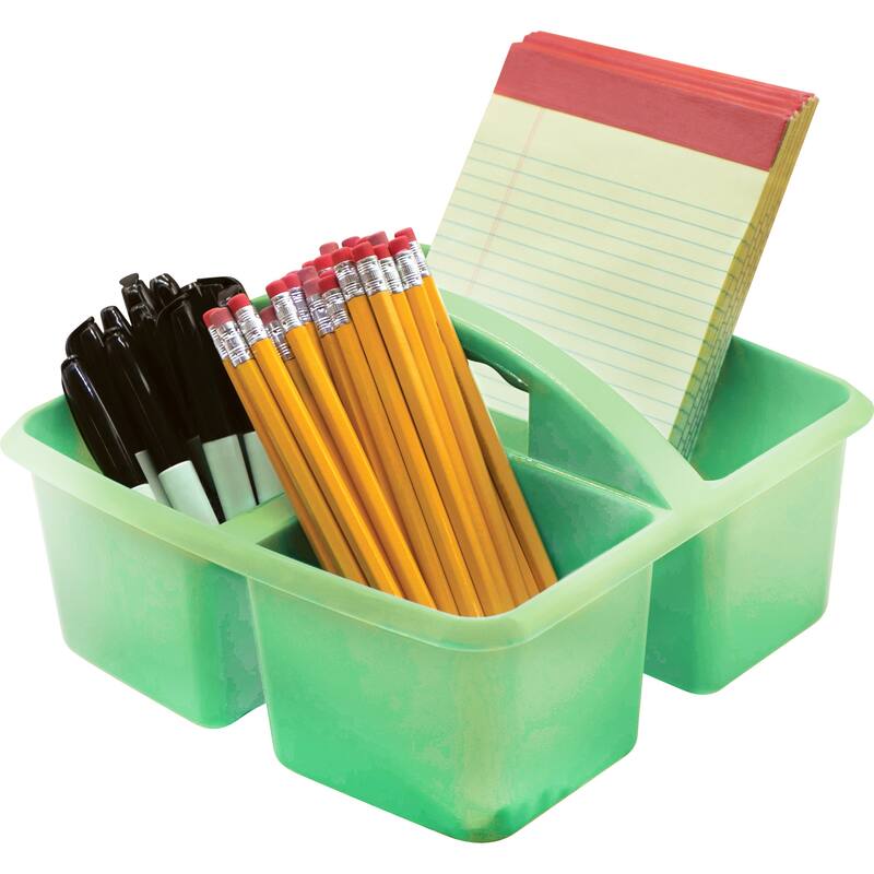 Teacher Created Resources Mint Plastic Storage Caddy, Pack of 6