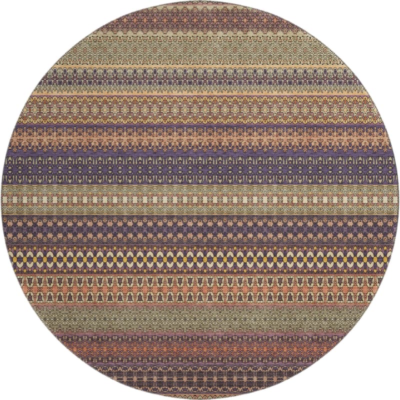 Premium Washable Super Soft Boho Stripes Mayfield Rug
