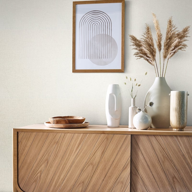 Galerie Wallcoverings Woods and Wicker Collection Simple Plain Texture Matte Finish Vinyl on Non-woven Wallpaper Roll