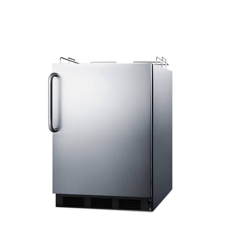 Summit SBC58BLBICADANK 24" Wide 5.5 Cu. Ft. Built-In / Free Standing