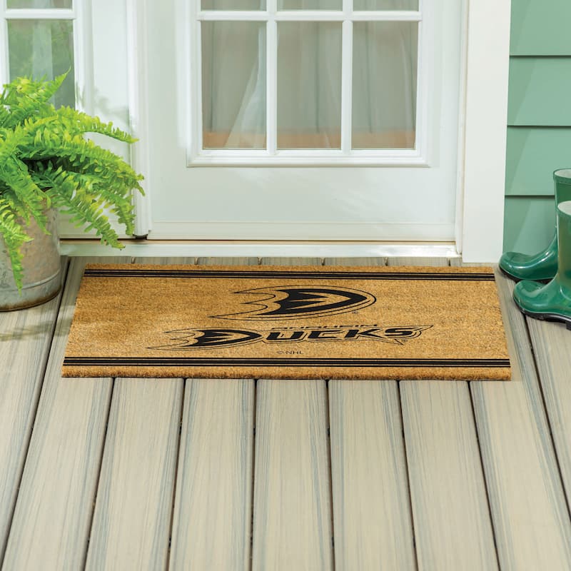 Anaheim Ducks Monochrome Indoor/Outdoor Coir Door Mat