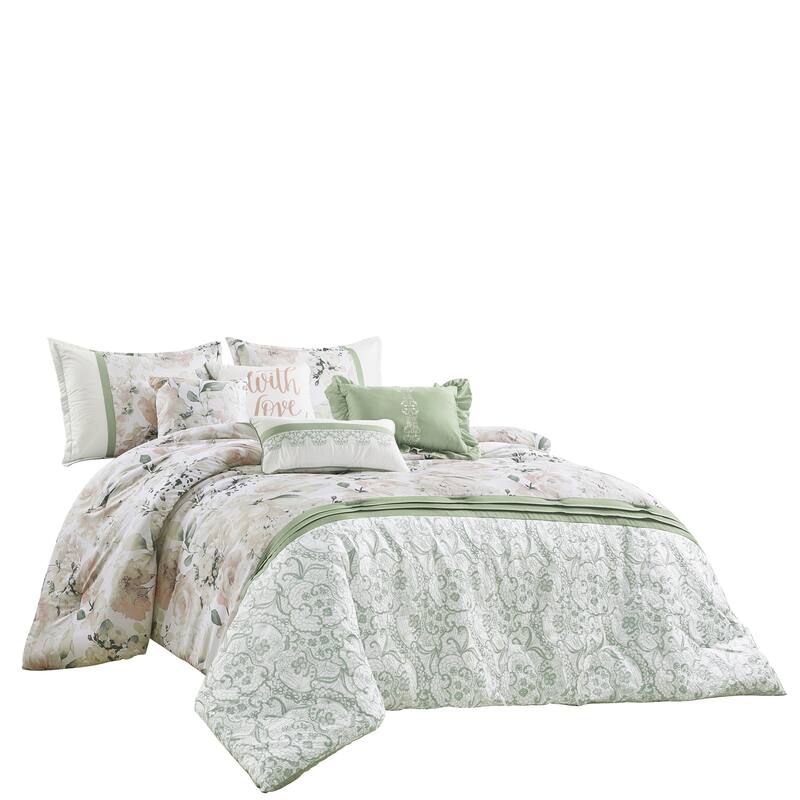 Elian Luxury 7 Piece Comforter set