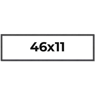 46x11 Frame Brown Solid Wood Picture Frame - Complete Modern Photo