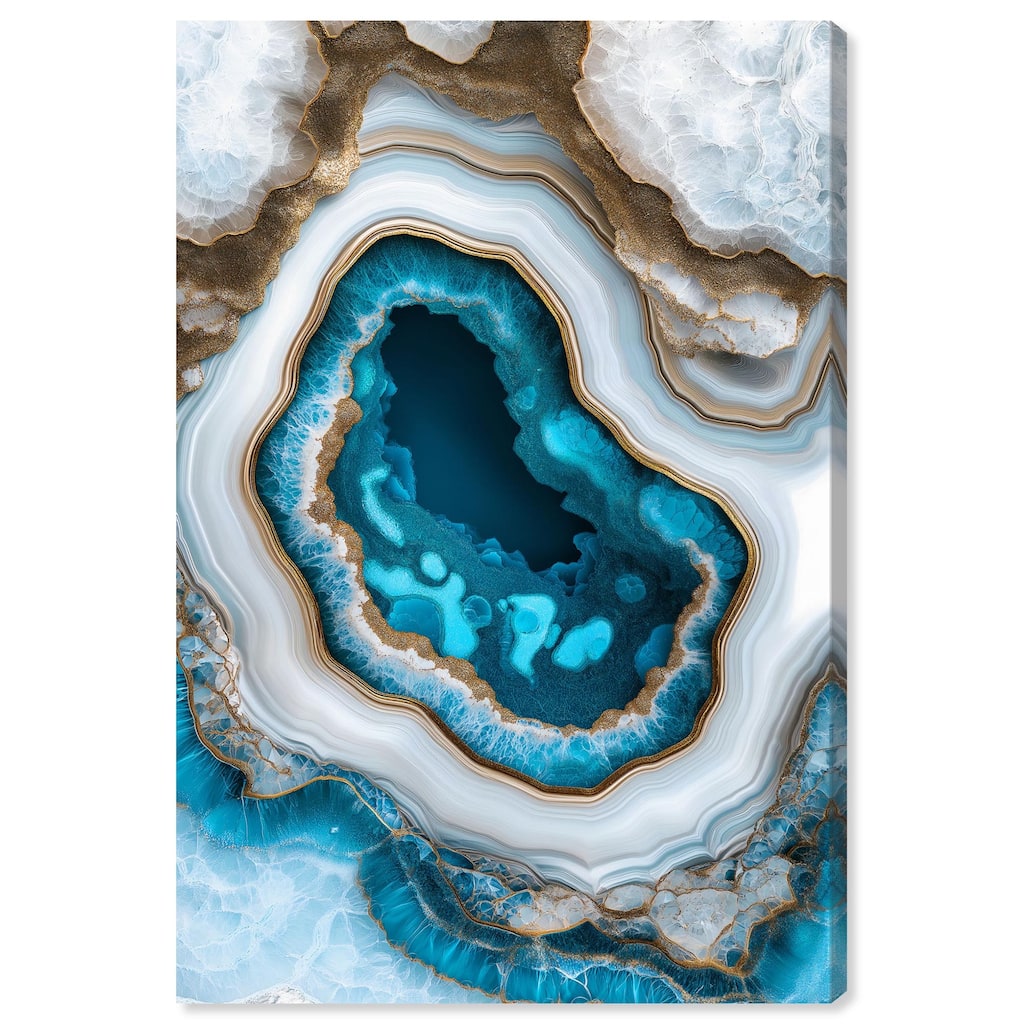 Gilded Geode Eye III Canvas by Art Remedy, Gallery Wrapped