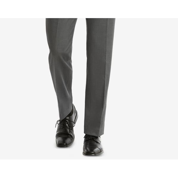 slim fit dress slacks Haggar Cool Right Performance Flex Pants, Flat Front in String main image 0