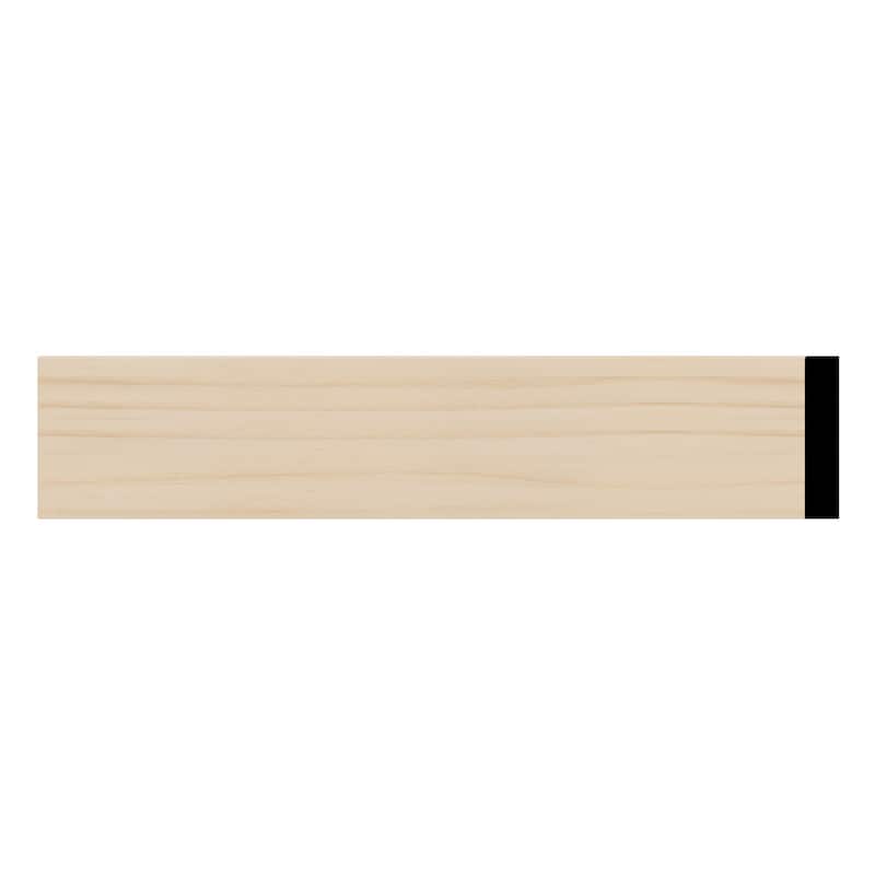 WM266: 1/4-in D x 1-1/2-in W x 96-in L Americraft Solid Hardwood Stain Grade Lattice Moulding - Alder