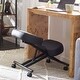 preview thumbnail 5 of 6, Jomeed Adjustable Ergonomic Home Office Kneeling Chair with Angled Seat, Black - 16.5