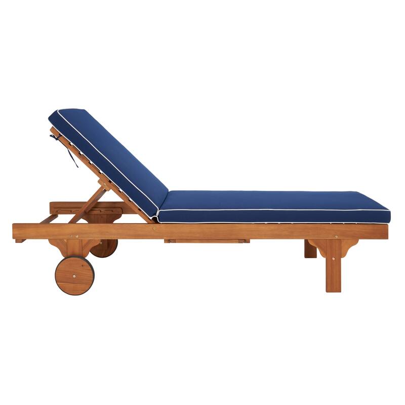 SAFAVIEH Iyanna Lounge Chair - 25 In. W x 80 In. D x 17-42 In. H - 25"W x 80"D x 17-42"H