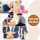 preview thumbnail 10 of 10, Costway Giant Tumbling Timber Toy 54 PCS Wooden Blocks Game w/ - Natural - See Details