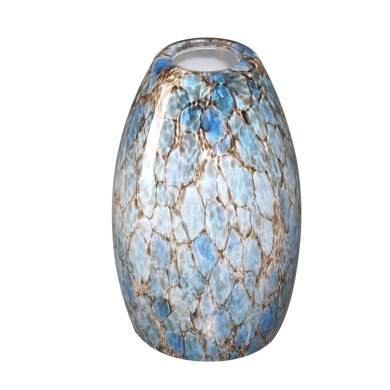 Pendant Shade for Mini Pendant Light Chandelier Ceiling Light Fixture - 1 Pack - Stone Blue