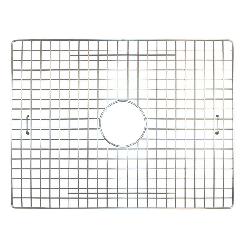 Native Trails 20-1/2" L x 14-1/2" W Steel Basin Rack - Stainless Steel