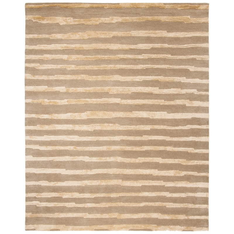 SAFAVIEH Handmade Soho Vitaliana Stripes N.Z. Wool Rug