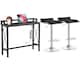 Option Black+Bar Stool*2