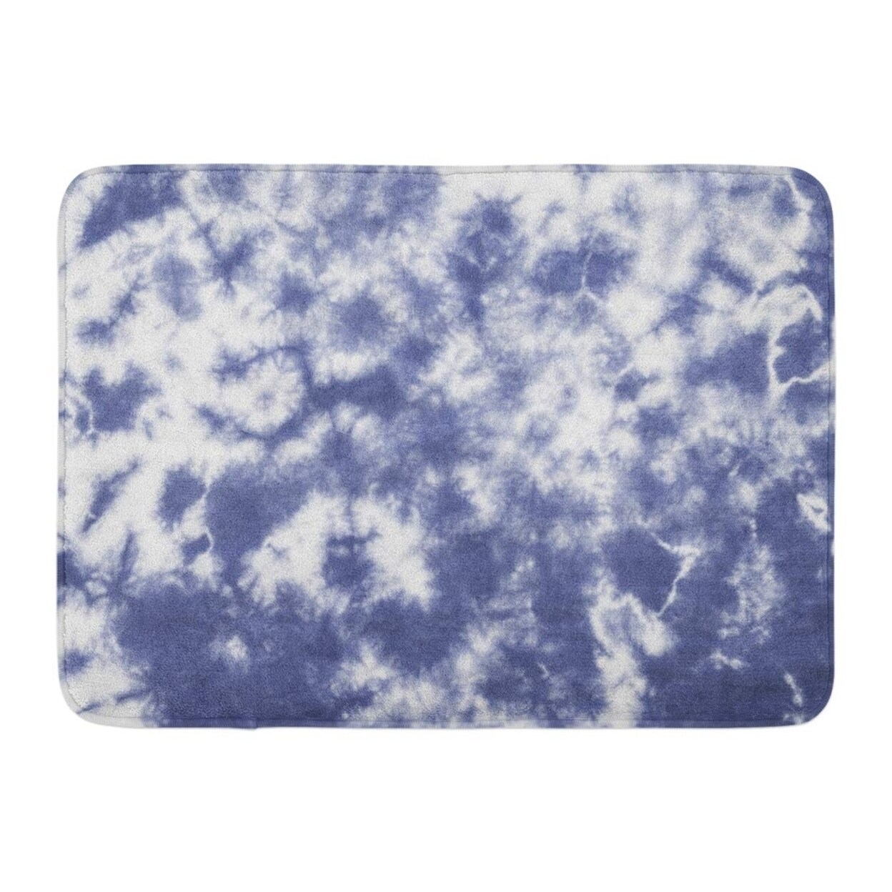 Shop Blue Indigo Tie Dye Pattern Abstract Colorful Artistic Batik Color Doormat Floor Rug Bath Mat 23 6x15 7 Inch Multi On Sale Overstock 31775155