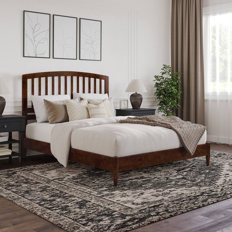 Quincy Solid Wood Low Profile Platform Bed