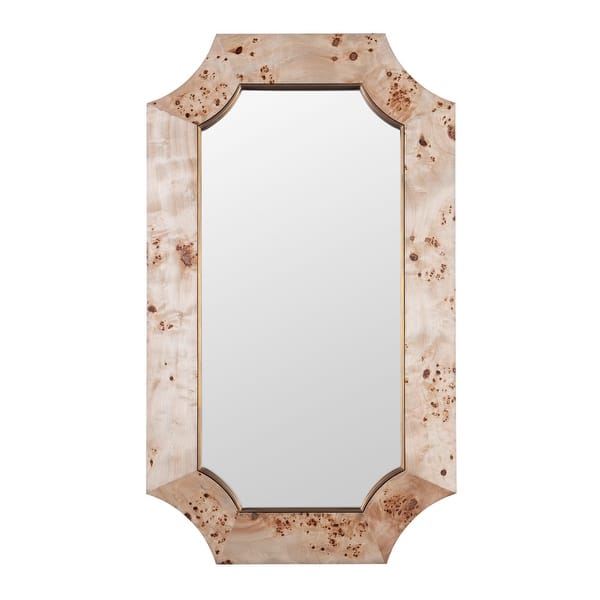 slide 2 of 5, Varaluz Farra Wall Mirror 26"W x 44"H - Poplar Burl