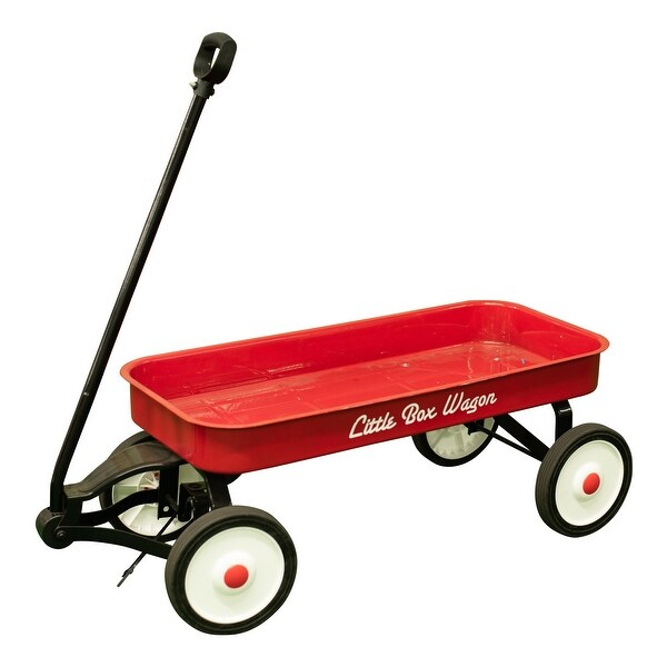 Children's Classic Pull Along Steel Wagon Overstock 32534395