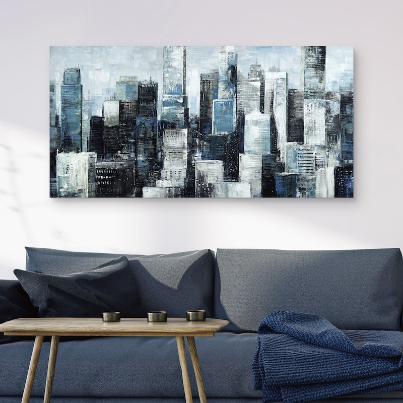 City Blue I Light by Sandy Doonan Canvas Art Print