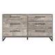 preview thumbnail 53 of 52, Signature Design by Ashley Neilsville Weathered Woodgrain Dresser