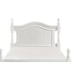 preview thumbnail 2 of 3, Classic White Finish 1pc Twin Size Poster Bed Wooden Traditional Bedroom Furniture Unique Style Headboard Footboard