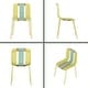 preview thumbnail 8 of 16, BNK Indoor/Outdoor PP Plastic Chairs With Sturdy Metal Legs (Set of 4)
